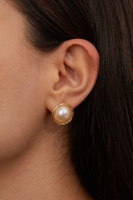 Heliophilia Silver Pendientes de Metal Dorados